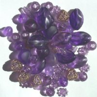 42 grams of Medium Purple Acrylic/Lucite Mix
